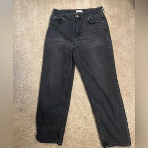 Free People black denim jeans